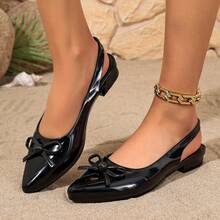 Women's Versatile Slip-On Mules, Suitable For Commuting And Travel - Black - View 4