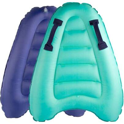 Wakeboard gonfiabile in PVC colorato per l'estate in spiaggia – tavola da surf con pratica maniglia per il trasporto – ausilio per il nuoto in piscina e in spiaggia – ausilio per l'allenamento di nuoto