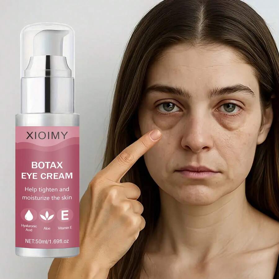Xioimy 强效保湿紧致眼霜，蕴含玻尿酸、芦荟和维生素E，滋养提亮眼周肌肤，适合所有肤质。 - 數量 - 查看 1