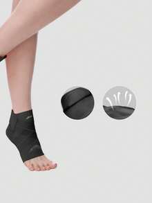 Unisex Sports Ankle Support Compression Sleeve With Strap - Multicolor - View 13