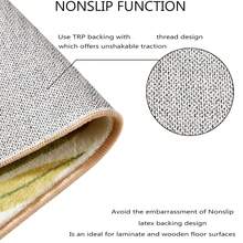 浴室海洋动物图案地垫，可爱鲨鱼图案卧室地毯，吸水性超细纤维，超级柔软，趣味防滑浴室地毯，夏季 - 可愛鯊魚圖 - 查看 11