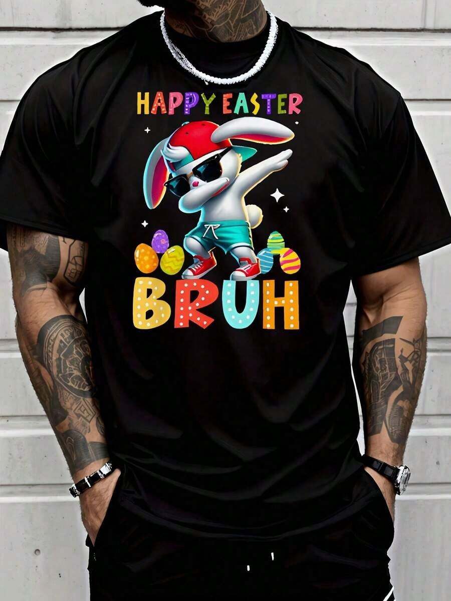 Camisetas masculinas - Preto - Ver 1