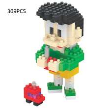 卡通可爱积木桌面摆件，万圣节、生日、圣诞节礼物，恐龙拼图 - 彩色 - 查看 5