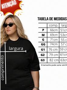 Women's Plus Size Plain Crew Neck T-Shirt,  And Oversized - 酒紅色 - 查看 3