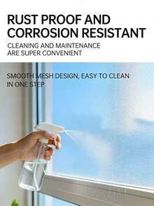 1 Piece Of Nano Gray Mosquito Net Window Screen - Summer-Specific Mosquito-Proof Window Screen, Enhanced Durability, Washable Mesh, Made Of High-Strength Fibers To Provide Excellent Insect Protection - Suitable For Home And Office - A - View 3