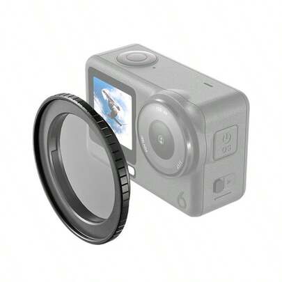 For Osmo Action 6 PULUZ Filter Holder Metal Protective Filter Frame (Black)