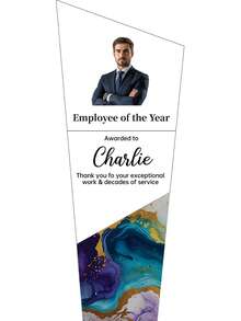 1pc Customized Acrylic Award Plaque, Can Customize Photo And Text, Corporate Recognition Trophy, Employee Award, Retirement Or Appreciation Gift For Staff And Management, Business Recognition Plaque - Multicolor - View 27