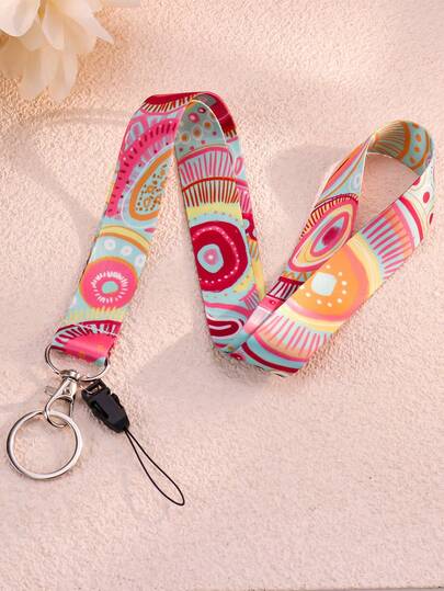 1pc Teacher Lanyard For ID Badges And Keys, Cute Bohemian Neck Cell Phone Lanyard For Women, Suitable For Daily Use, Gifts For Teacher, Doctor And Office Worker