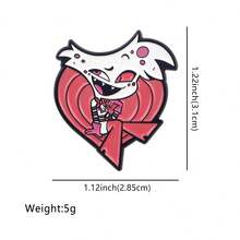 Cute Anime Figures Enamel Pins Cartoon Animals Brooch Pin Lapel Pin Badge On Backpack Clothing Accessories Fashion Jewelry Gifts - Black - View 14