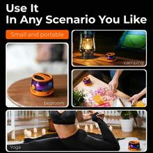 Magnetic LED Bluetooth Speaker, G300 Mini Portable Wireless Speaker, 40mm Driver Unit, IP54 Waterproof, 6-Hour Playtime, Type-C Charging - View 5