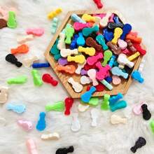 16毫米 100/200/300/500颗 卡通创意吉他珠串 小提琴亚克力隔珠袋 挂件手机链 DIY饰品 - 彩色 - 查看 2