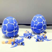 3D打印可爱海螺龙+龙蛋模型塑料玩具摆件桌面装饰雕塑礼品 - 彩色 - 查看 2