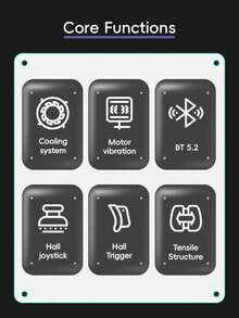 DATA FROG X3 Wireless Game Controller For Android/Switch/PC Gamepad Joystick For Multiplayer Shooting Action Games - View 5