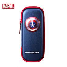 Hộp đựng bút học sinh Disney & Marvel, hộp văn phòng phẩm, túi đựng bút chì, hộp bút chì hai lớp dung tích lớn. - Mảnh duy nhất - Xem 12