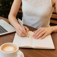 1/4/8/16 Chiếc Bút Bi In Hình Động Vật Họa Tiết Báo Da Báo, Bút Rút Dây, Mực Đen Mảnh, Họa Tiết Rừng Xíu, Safari, Hoa Lá, Số Lượng Lớn, Quà Tặng Cho Tiệc Tả, Gia Đình, Trở Lại Trường Học, Văn Phòng Phẩm, Quà Tặng Ngày Lễ - Họa tiết da báo - Xem 5