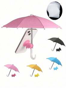 Tấm che nắng điện thoại có thể điều chỉnh kèm giá đỡ ô mini - Tấm che nắng điện thoại thông minh ngoài trời - Ô che nắng điện thoại di động có giá đỡ hút chân không, ô che nắng điện thoại chống tia UV - Giá đỡ hút chân không hình chú heo dễ thương đa năng, ô che nắng điện thoại chống chói ngoài trời, phù hợp với , điện thoại Android, vật dụng cần thiết khi đi du lịch ngoài trời, quà tặng sinh nhật, gia đình, bạn bè, giá đỡ điện thoại du lịch biển mùa hè, phụ kiện điện thoại - nhiều màu - Xem 11