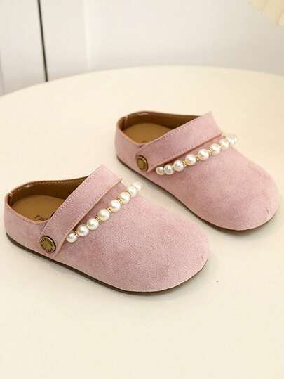 1 đôi dép lê da tối giản unisex (2 kiểu mang), giày bệt thoải mái cho trẻ mới biết đi, trẻ sơ sinh, thích hợp cho mùa xuân, thu, đông, lý tưởng cho mùa tựu trường.