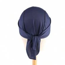 1pc Solid Color Casual Polyester Headband, Suitable For All Seasons - A - View 4