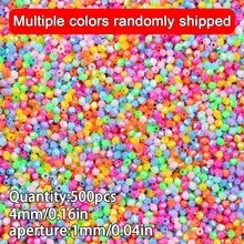 500 hạt acrylic, hạt rời có lỗ hai đầu nhọn, dùng để làm trang sức DIY, đồ thủ công và vật liệu xâu hạt. - tự làm lấy - Xem 23