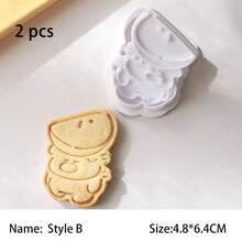 Bộ 3 khuôn cắt bánh quy hình gấu, táo, dưa hấu dễ thương, thích hợp để làm bánh quy hình gấu, táo, dưa hấu. - Xem 16