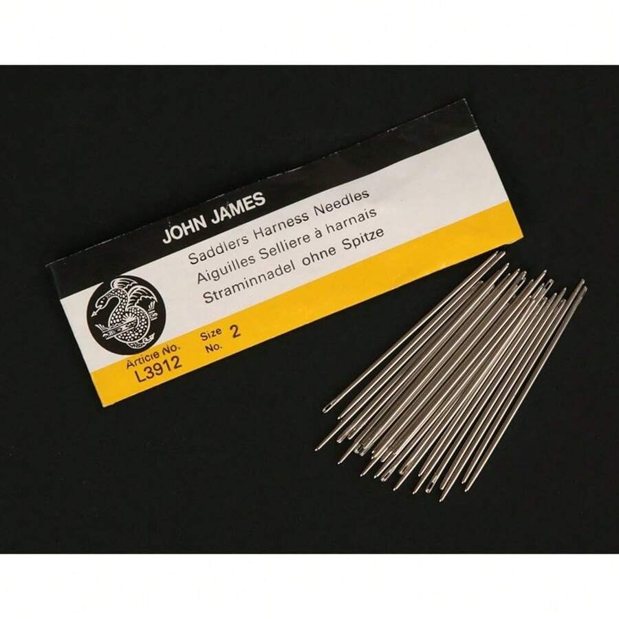 [Free Shipping]RMLeatherSupply Harness Needles (Pack Of 25)  Tip For Leather, Quilting & Beadwork (Size 4 (004)) - Size4(004) - View 1