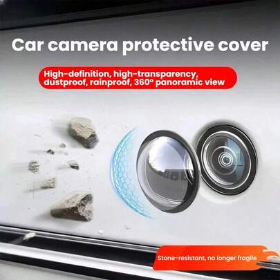 General Motors 360° Panoramic Camera Protective Cover, Rearview Camera Lens Protective Cover, Dust-Proof And Scratch Resistant High-Definition Car Accessories - Dust-Proof, Scratch Resistant, Anti-Collision High-Definition And Clear Visible Car External Protection Accessories