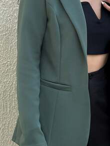 Women Coats - Verde militar - Ver 7