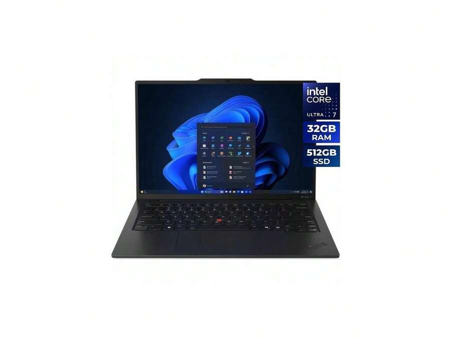 Lenovo ThinkPad X1 Carbon Gen 13 14" Notebook Intel Core Ultra 7 265U 32GB RAM 512GB SSD - Windows 11 Pro - 21NX00FAUS - 美規A型插(110-127V) - 查看 1