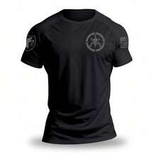 Men's Dry Fit Military T-Shirt BOPE Ghost - Immediate Shipping - BOPE GHOST - 黑色 - 查看 1