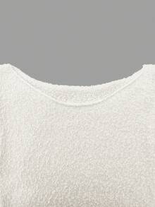 Đầm dệt kim không tay cổ tròn ôm dáng dành cho nữ, mẫu mới năm 2026, thời trang, giản dị, đa năng, thanh lịch cho mùa hè. - trắng - Xem 7