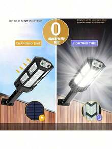 Smart Solar Security Floodlight, 15000LM Ultra Bright Outdoor Motion Sensor Light With 500㎡ Wide Illumination, IP65 Waterproof Wall Lamp, 3 Adjustable Heads, PIR Motion Detection With Timer Setting, Solar Powered External Lighting For Driveway, Backyard, Front Porch, Basketball Court, Commercial Building, Farm, Security Lighting For Families Athletes - 太陽能燈 43LED - 查看 10