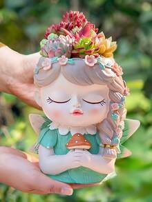 Chậu hoa hồng bằng nhựa dễ thương, thích hợp cho cây trồng trong nhà, chậu cây ngộ nghĩnh có lỗ thoát nước, tuyệt vời để trang trí nhà cửa, phòng ngủ, văn phòng, phòng học sinh, dùng để đựng đồ, trang trí đám cưới, đựng trang sức, trang trí tiệc, lựa chọn quà tặng tốt nhất. - Nhiều màu - Xem 12