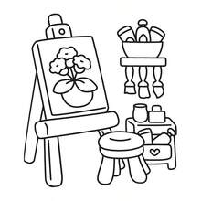 1pc COZY GIRL HOMEbody Cute Minimalist Coloring Book: 42 Pages Of Adorable Kawaii Home And Cleaning Scenes, 220g Thick Paper, Perfect For Mother's Day Gift And Spring Self-Care - Coloring Book - View 8