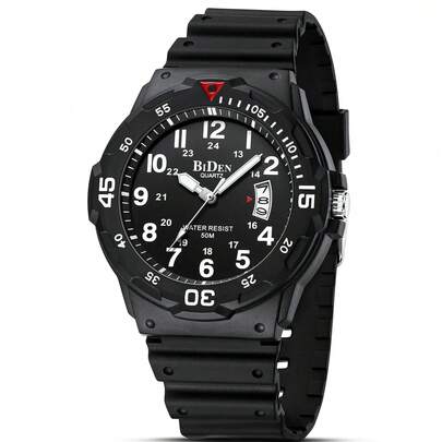 BIDEN 儿童运动手表，30米防水，适合女孩、男孩、青少年，亚克力材质。