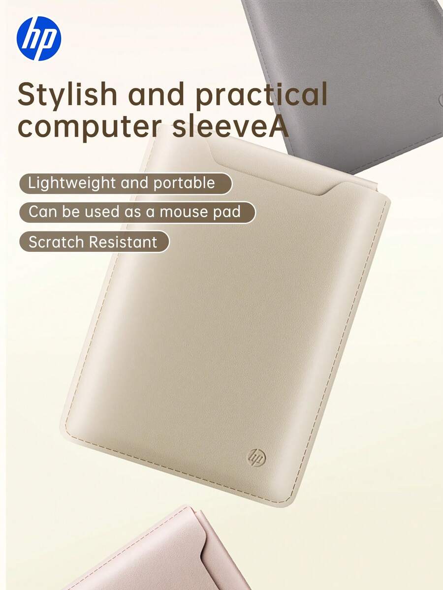 HP 1pc 12/13 Inch Laptop Sleeve, Laptop Inner Bag, Suitable For Air/Pro Models - View 1