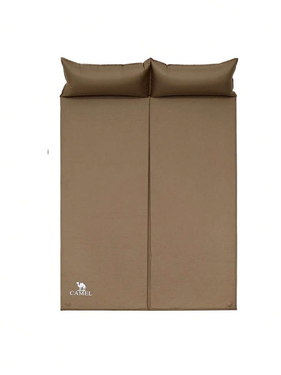 Colchoneta de dormir autoinflable, transpirable e impermeable para 2-3 personas, apta para picnic y camping - Arena dorada - Ver 1