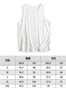 Womens Round Neck Sleeveless Cotton Tank Casual Summer Top For Everyday Wear - trắng - Xem 7