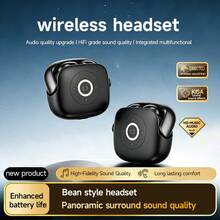 NEW SENYANG Neue SENYANG-2026 Neuer Stil True Wireless In-Ear Macaron Musik Bluetooth Ohrhörer mit Tastenkontrolle, Schlaf-Headset, Paar-Video-Ohrstöpsel, Mini-Ohrhörer, komfortabel, TWS HIFI Dolby Bass Stereo HD Anrufe Kopfhörer für iPhone, Handy, Musik, Smart Headphone, als Geschenk - Übersicht 3
