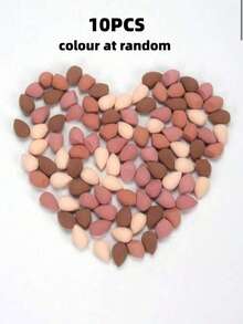 30pcs Makeup Sponge Set, Mini Makeup Sponge Set, Multi-Functional Makeup Sponge, Soft Makeup Sponge Set, Dry & Wet Use Makeup Sponge, Suitable For Foundation And Powder - Multicolor - View 15