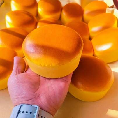 Stress Relief Squishy Cheesecake, Soft Slow Rebound Bread For Pressure Release, Giant Cheesy Lava Cake Stress Relief Soft Toy, Stress Relief Squeeze Bread, Adult Sensory Stress Relief Device, Suitable For Office Relaxation / Party Interaction Scenarios, Creative Peanut Squeeze Stress Relief Toy, Suitable For Office, School Stress Relief Toys, Ideal Gift For Birthday, Holiday, Family Gathering. Random Packaging Style.