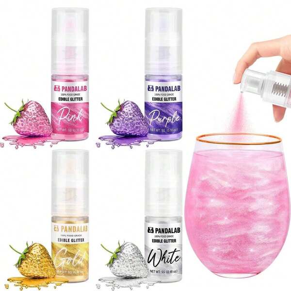 Bình xịt kim tuyến nhiều màu sắc với các hạt kim tuyến mịn, kim tuyến xanh vui nhộn | Bột kim tuyến rực rỡ cho các sản phẩm thủ công bằng nhựa, nghệ thuật cơ thể, thiết kế móng tay và các sản phẩm thủ công khác | Vật dụng thiết yếu cho Ngày Thánh Patrick