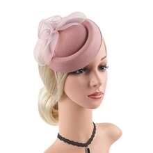 1pc Women's Headpiece, Suitable For Tea Party, Kentucky Derby, Cocktail Party, Wedding, Bride, Petite And Elegant, Mini Hat, Mini Headpiece - Multicolor - View 5