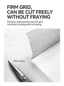 1 Piece Of Nano Gray Mosquito Net Window Screen - Summer-Specific Mosquito-Proof Window Screen, Enhanced Durability, Washable Mesh, Made Of High-Strength Fibers To Provide Excellent Insect Protection - Suitable For Home And Office - A - View 4