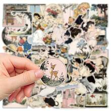 50pcs Cartoon World Stickers For Scrapbooking, Diary, Planner, Luggage, Notebook, Phone Case, Guitar, Skateboard, Refrigerator Decoration - Comic World - View 6