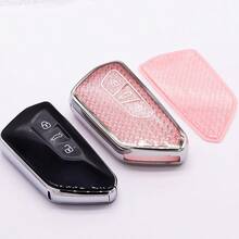 TPU Car Remote Key Fob Case With Keychain Cover Shell For VW For Golf 8 For MK8 For ID-4 For ID-6, For Octavia For A8 For Seat For Leon FR For MK4 For Exquisite High-End Keybag Suitable For Girls - G Model - View 10