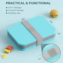 Nicpro Stay Wet Paleta para Kit de Pintura Acrílica en Miniatura Paletas de Bandeja de Pintura con 100PCS Papel de Paleta 4PCS Esponja Soporte para Pinceles Mezclador Paleta Ahorradora de Pintura - Azul - Ver 2