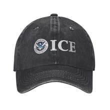 ICE Immigration Casual Baseball Cap  Hiking Fishing Trucker Hat Spring Breathable Couple Women Street Style Baseball Caps - Mũ cao bồi - Xem 6