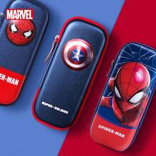 Hộp đựng bút học sinh Disney & Marvel, hộp văn phòng phẩm, túi đựng bút chì, hộp bút chì hai lớp dung tích lớn. - Mảnh duy nhất - Xem 2