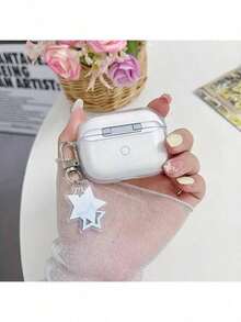 星形保护套，兼容苹果无线耳机，防刮防摔。 - 無色 - 查看 3