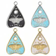 1pc/4pcs Cute Delicate 304 Stainless Steel Vacuum Electroplated Heart & Butterfly Pattern Multi-Color Drip Oil Jewelry Pendant Charm Suitable For DIY Necklace Bracelet Earring Jewelry Making - S3259 - View 12